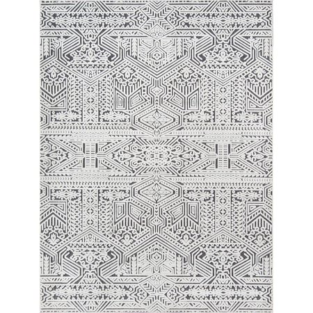 MOMENI 2 x 3 ft. Covin-4 Rectangle Area Rug Charcoal COVINCOV-4CHR2030